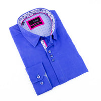 Eight X - Men's Paisley Button Down Jacquard Shirt