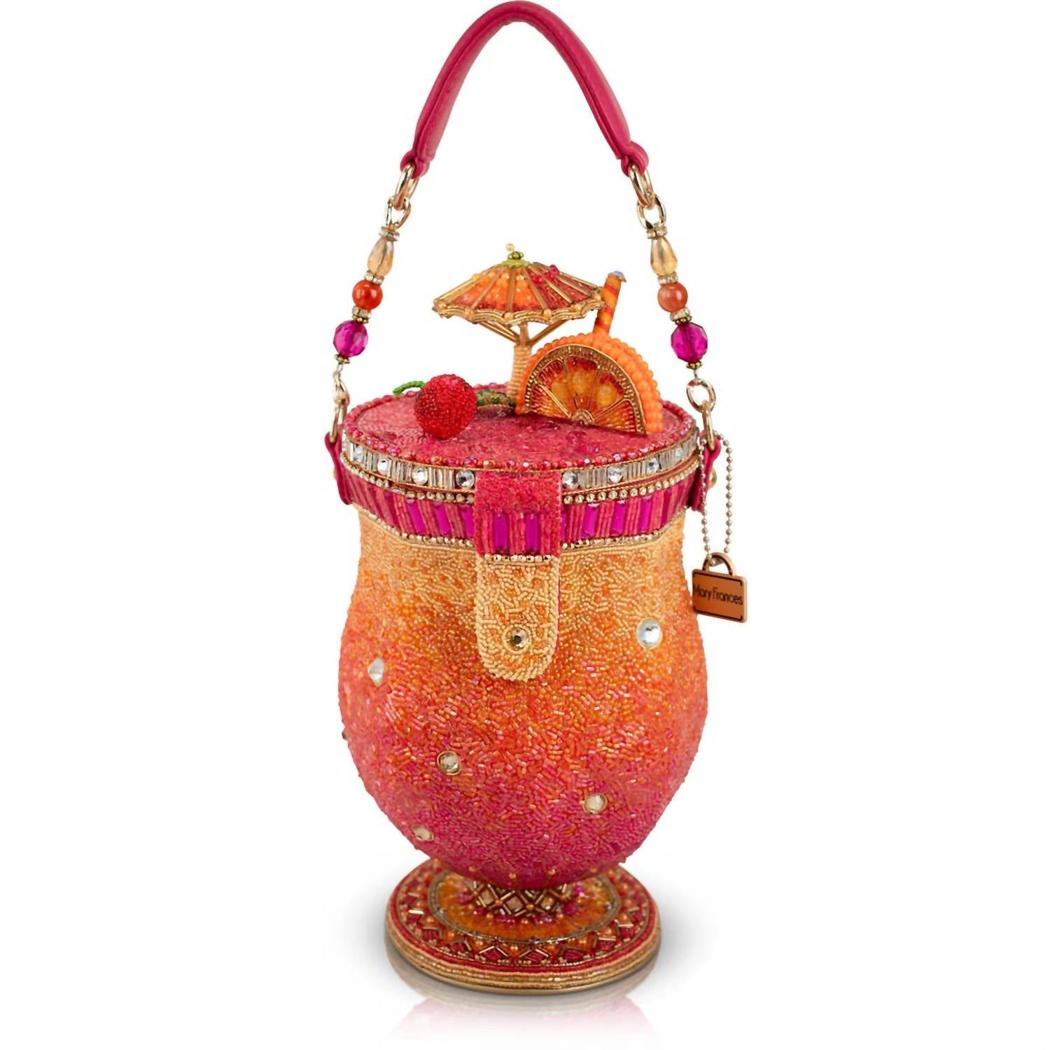 Mary Frances - Women's Paradise Punch Tropical Drink Top Handle Bag