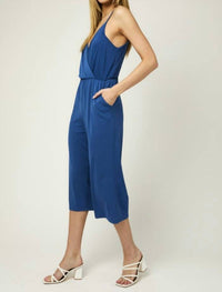 Gilli - Cropped Surplice Jumpsuit