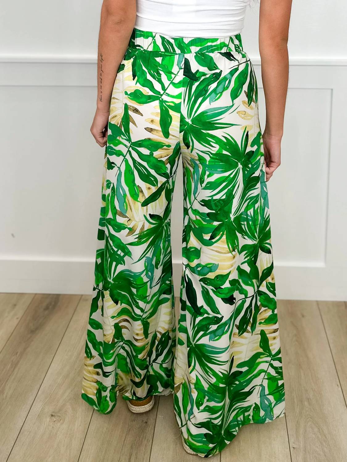 Tyche - High-rise Lightweight Wide Leg Pants