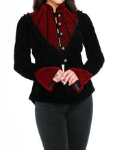 Orchid Bloom - Gothic Velvet Jacket