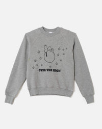Re/Done - Snoopy Over The Moon Classic Crewneck Sweatshirt