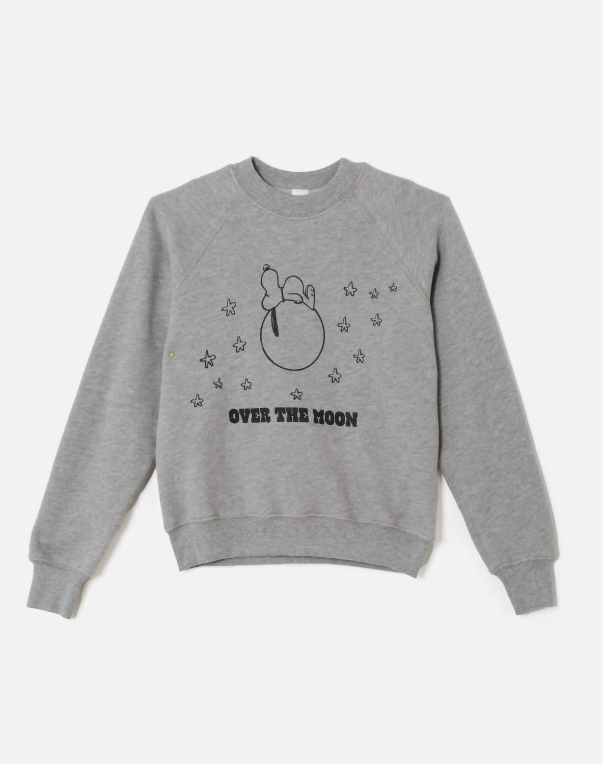 Re/Done - Snoopy Over The Moon Classic Crewneck Sweatshirt