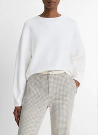 Vince - Structured Boucle Crew Neck Sweater