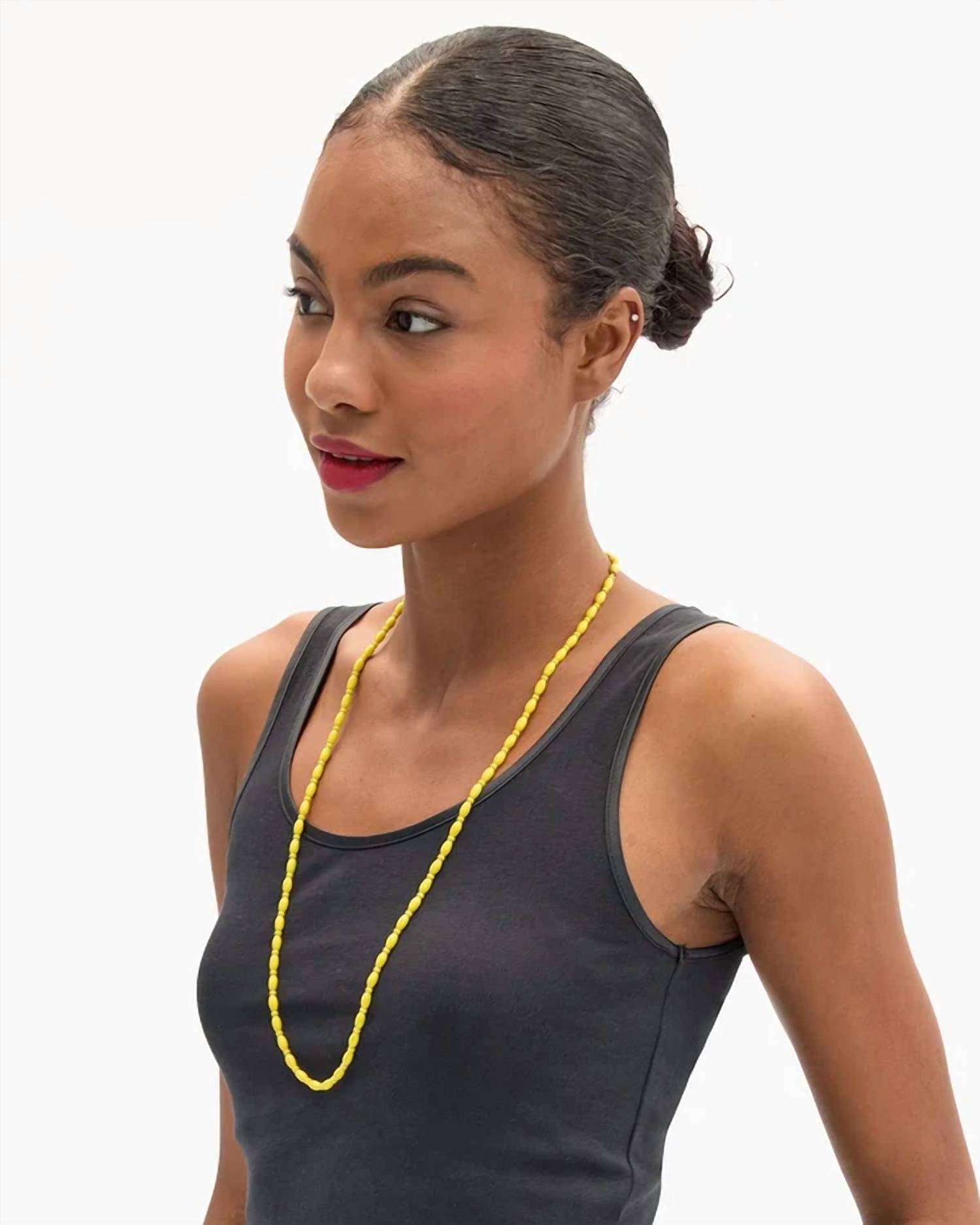 Clare V. - Enamel Bead Necklace