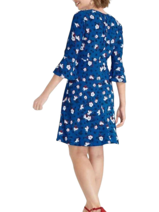 Draper James - Floral A-Line Bell Sleeve Dress