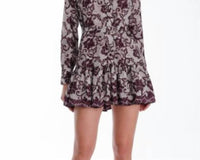 Karina Grimaldi - Geo Print Ximena Print Mini Dress