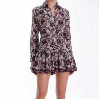 Karina Grimaldi - Geo Print Ximena Print Mini Dress