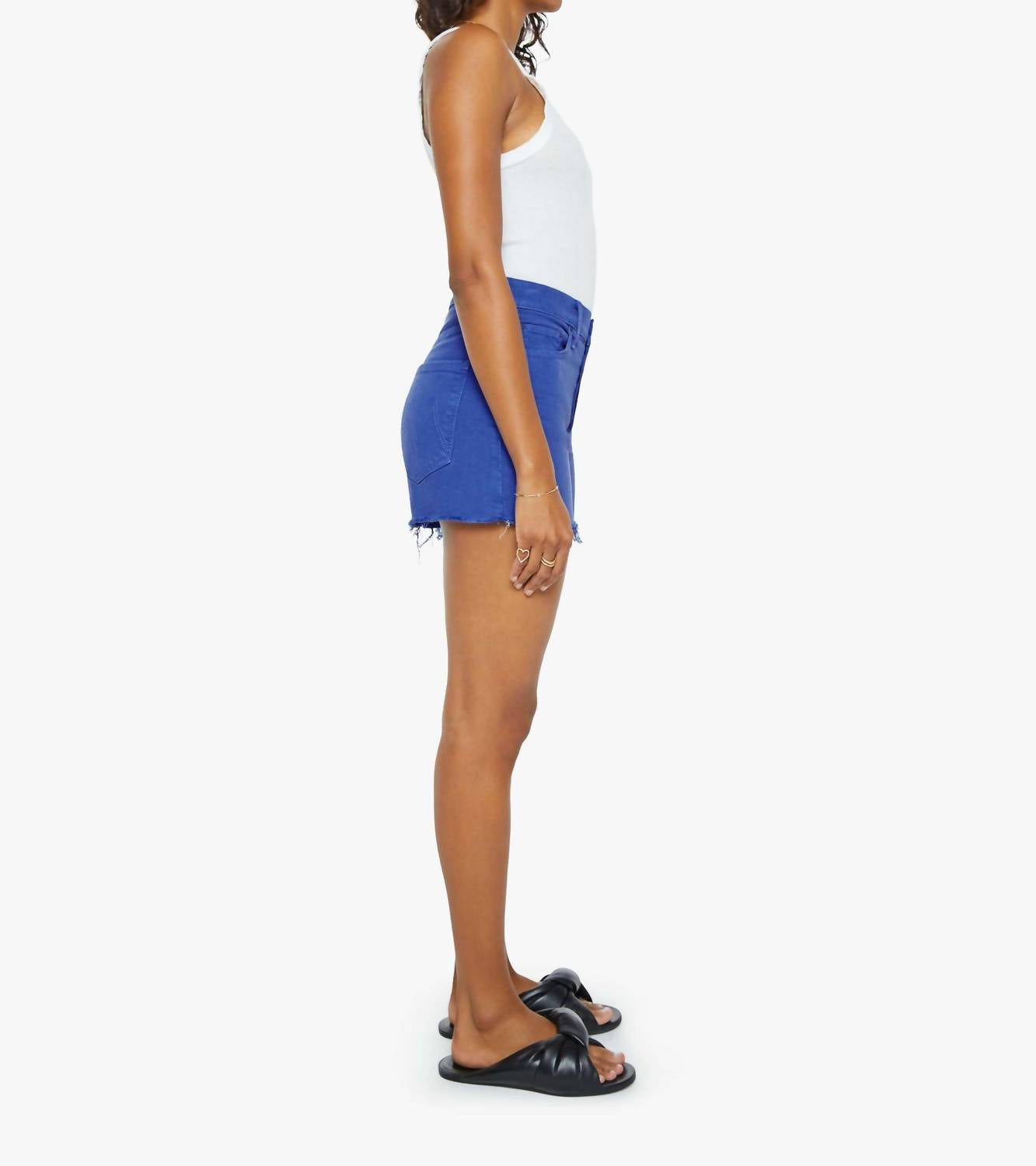 Mother - Skipper Long Fray Shorts