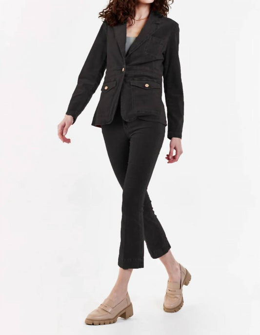 Dear John Denim - Jeanna High Rise Cropped Corduroy Flare Jeans