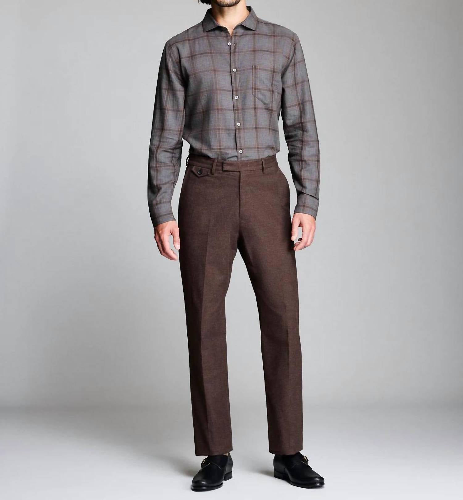 Billy Reid - Men's Grid Plaid Pickwick Shirt