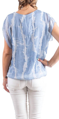 Gigi Moda - Natacha Short Sleeve Tie Dye Top