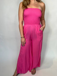 Romi The Brand Java Comfortable Jumpsuit in pink - women's pants