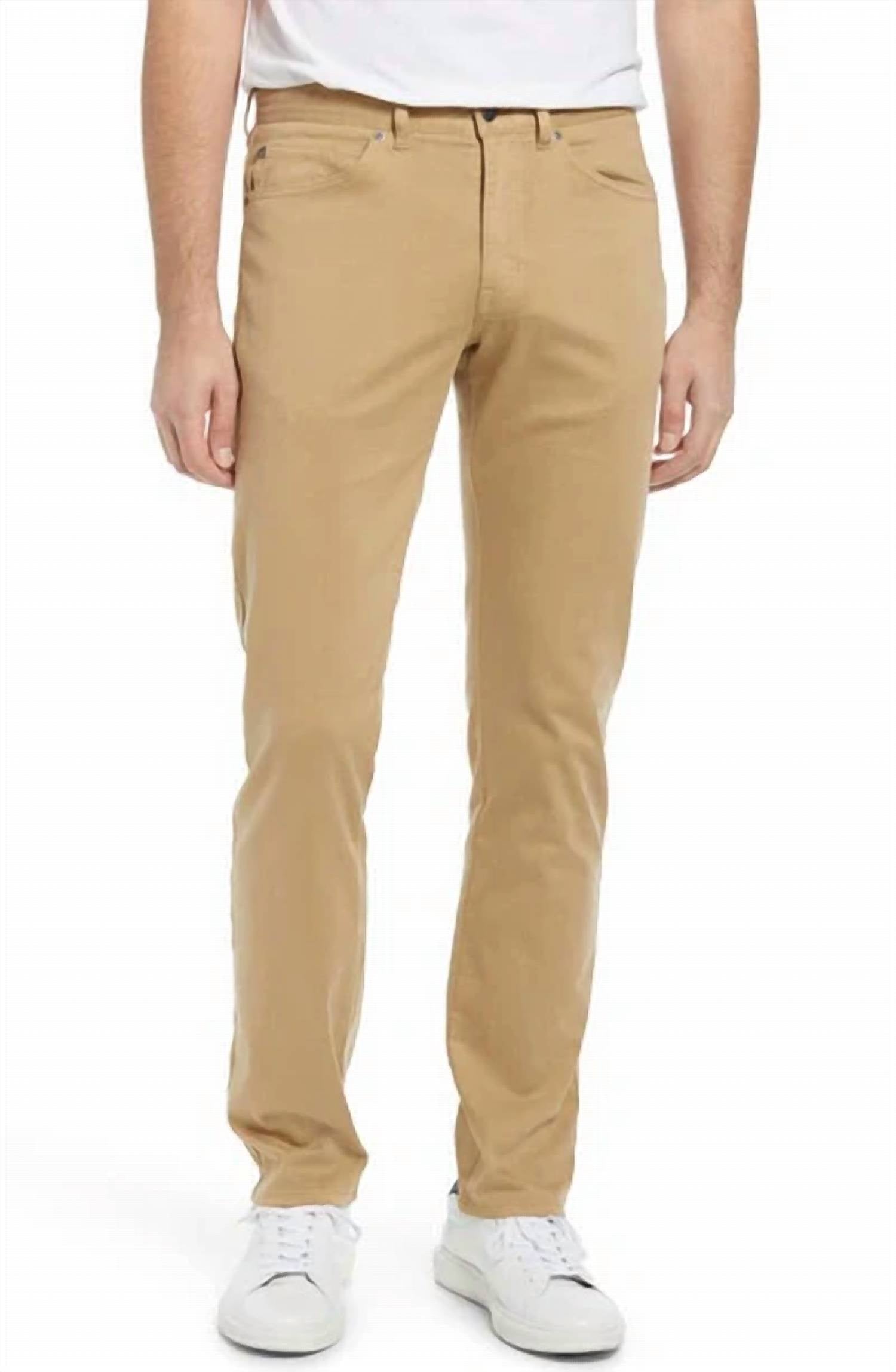 PETER MILLAR Men's EB66 Performance Five-Pocket Pant in warm beige - men's jeans
