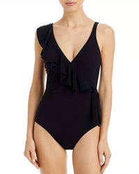 Profile By Gottex - Tutti Frutti V-neck Surplice One Piece Swimsuit