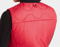 Horse Pilot Quilted Vest in lipstick red - women's jacket - view 5
