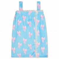 Iscream - Girl's Spring Bows Plush Spa Wrap