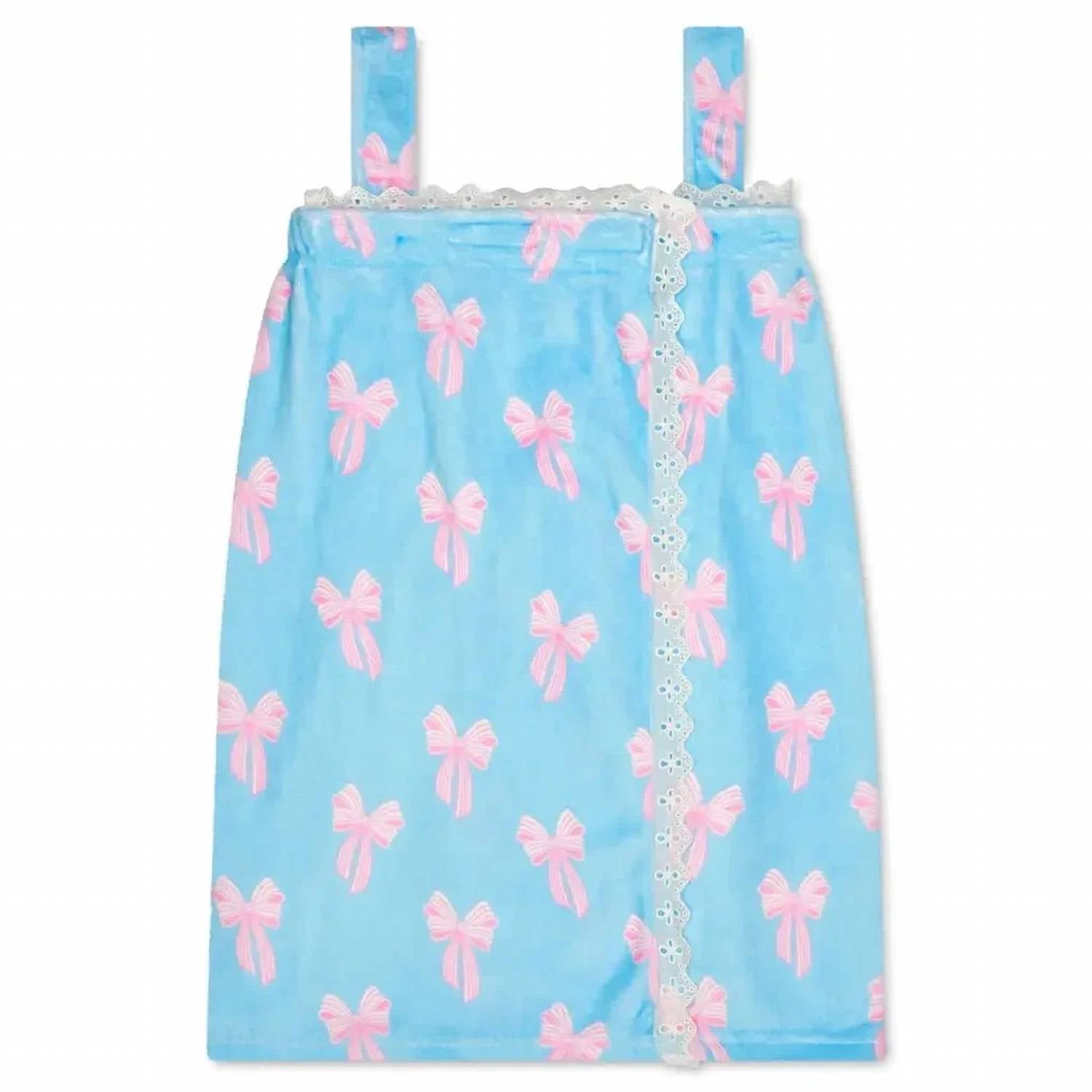 Iscream - Girl's Spring Bows Plush Spa Wrap