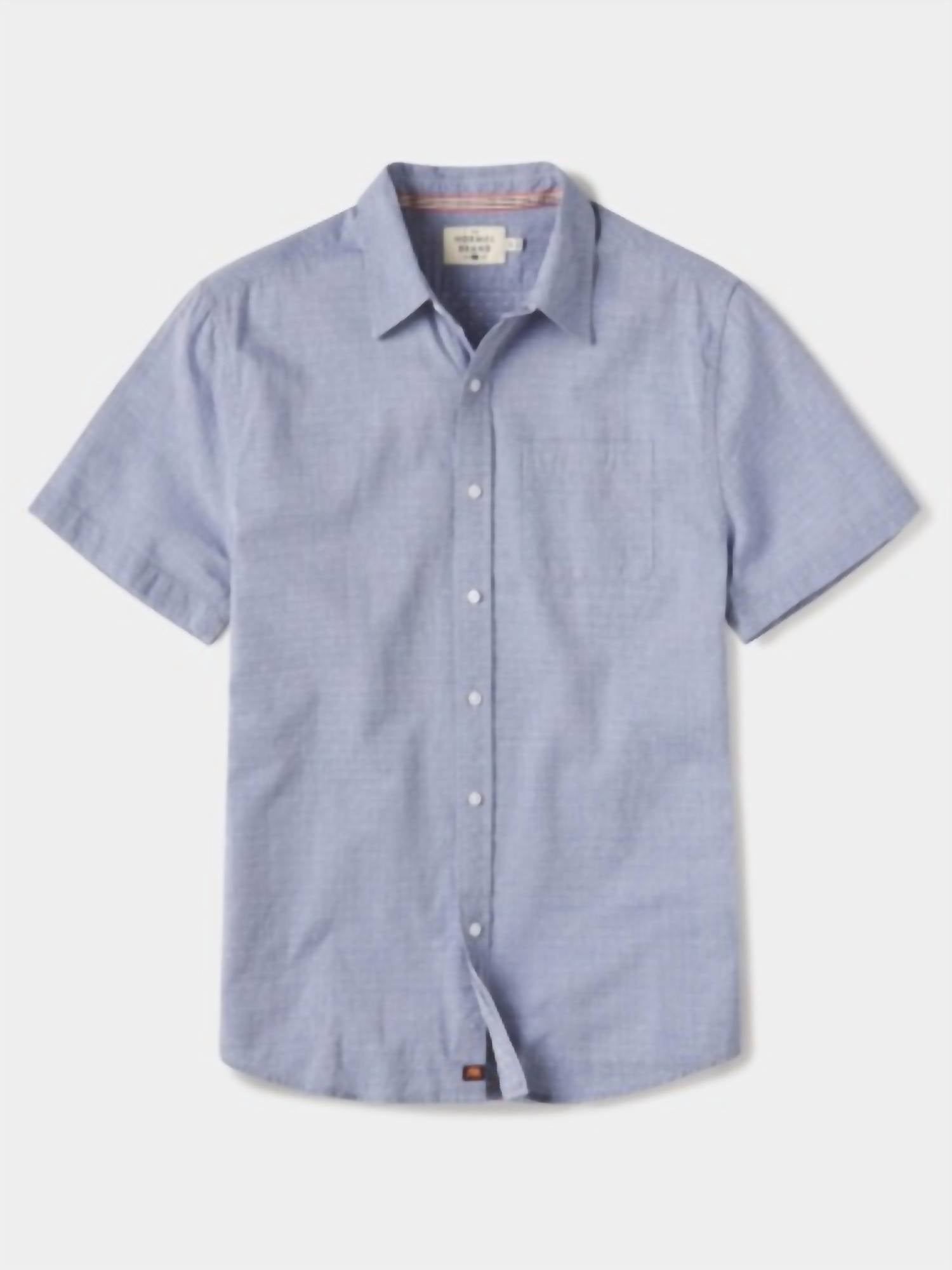 The Normal Brand - Freshwater Short Sleeve Button Up Shirt