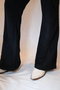 Umgee - Women's Suede Bootcut Pants