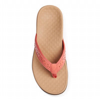 Vionic - Women's Tide Casandra Leather Orthotic Flip-flops