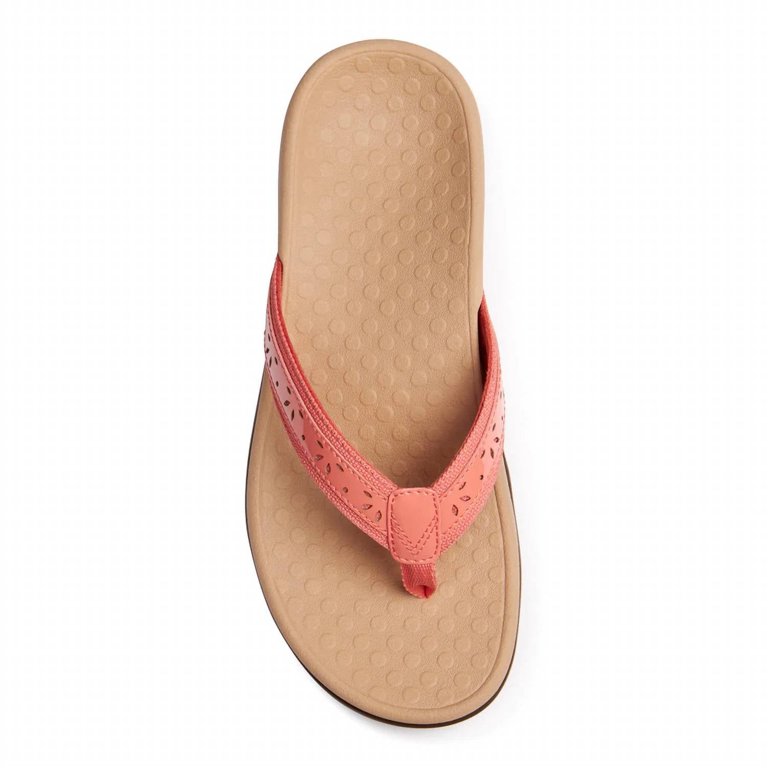Vionic - Women's Tide Casandra Leather Orthotic Flip-flops