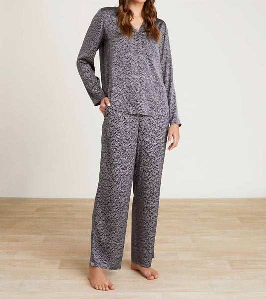 Barefoot Dreams - Washed Satin Eye Mask Pajama Set