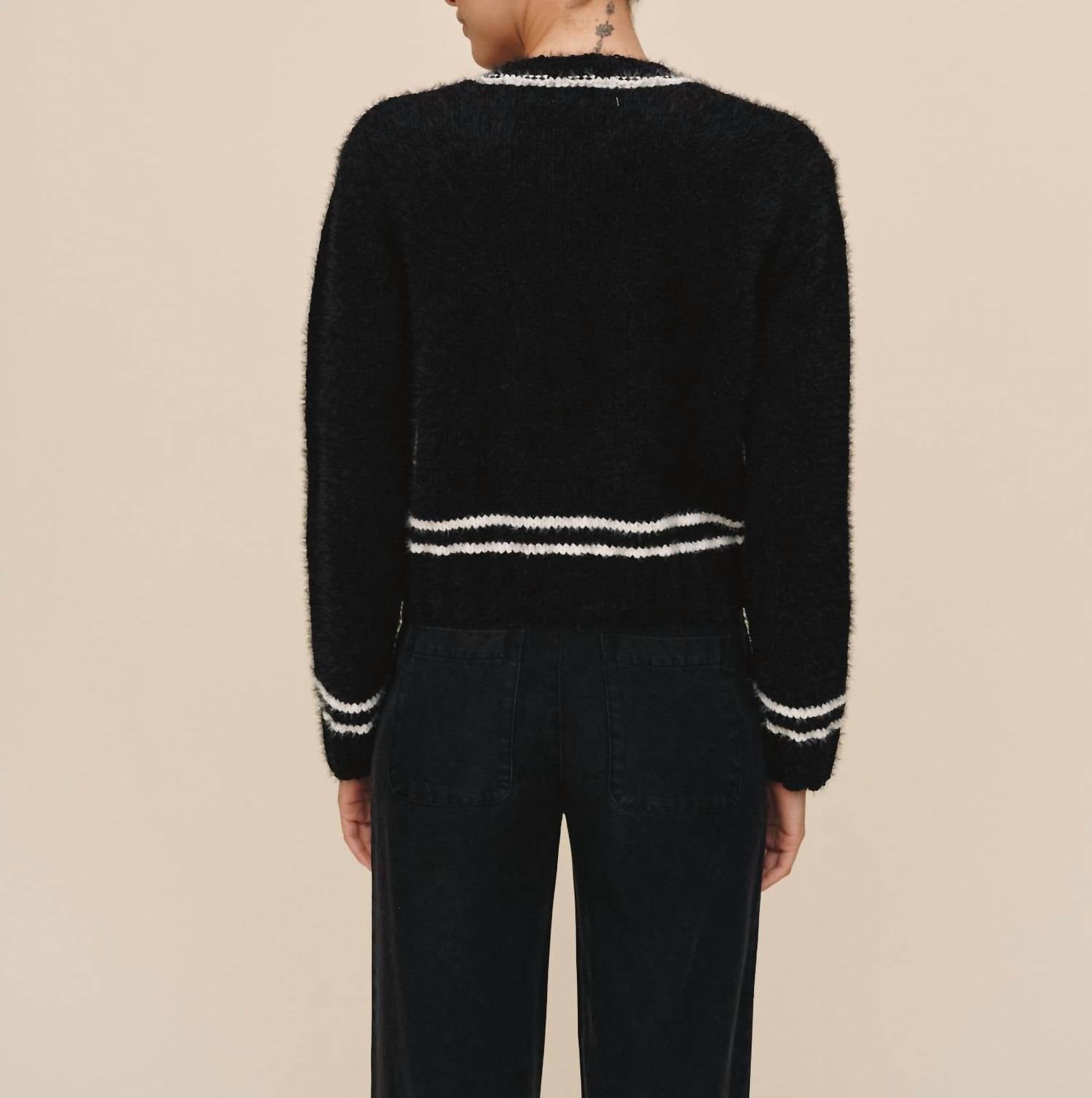 Bella Dahl - Contrast Stripe Cardigan