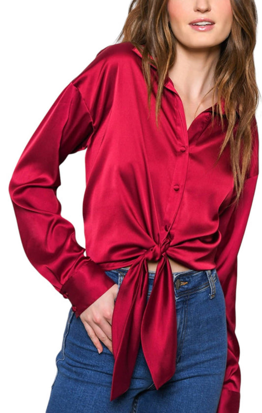 Hutch - ROBBIE TIE WAIST TOP