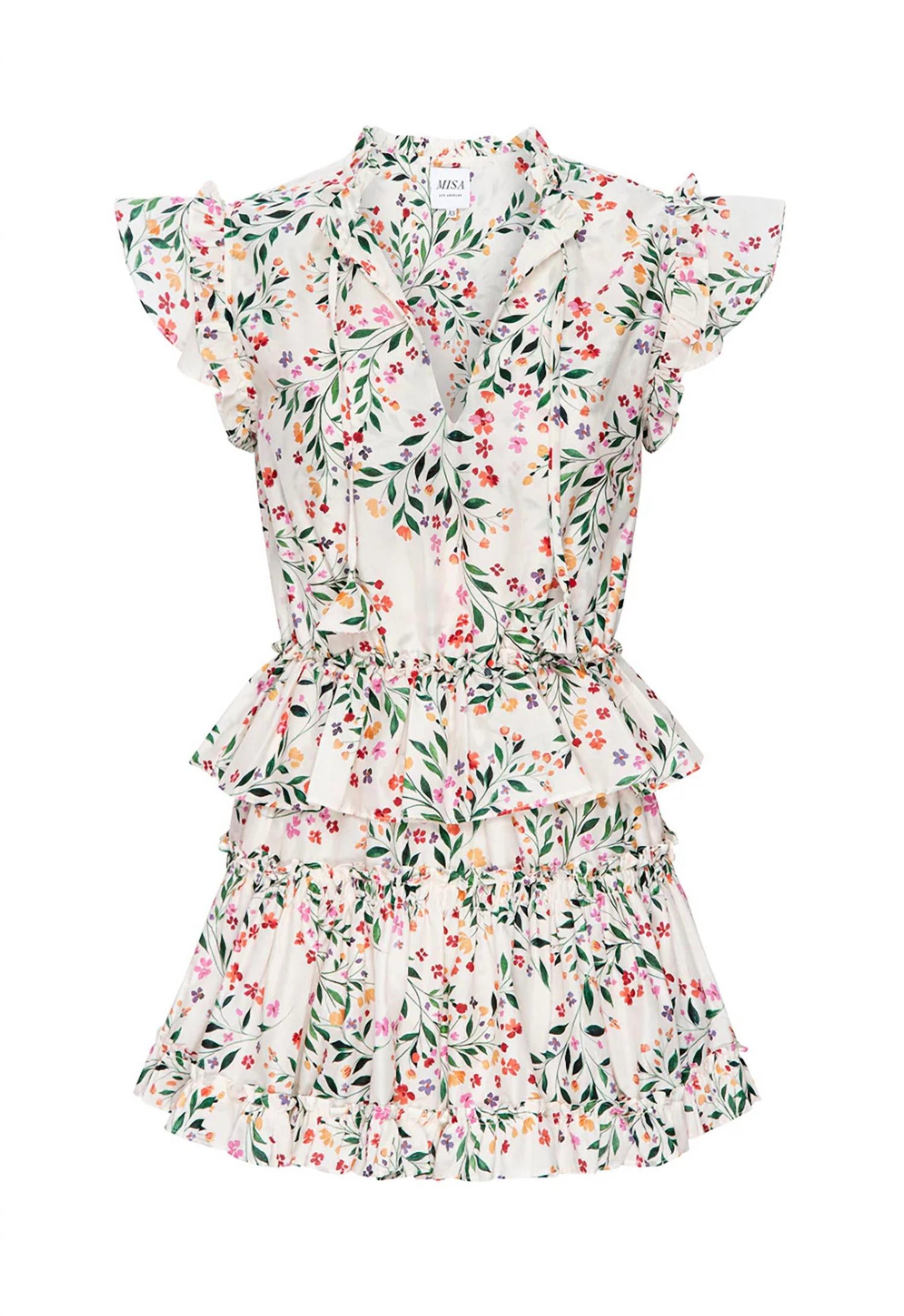 Misa Los Angeles Women's Iliana dress in spring ditsy floral - women's dress