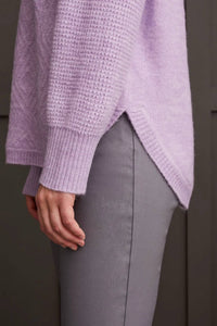 Tribal - Textured Mock Neck Sweater