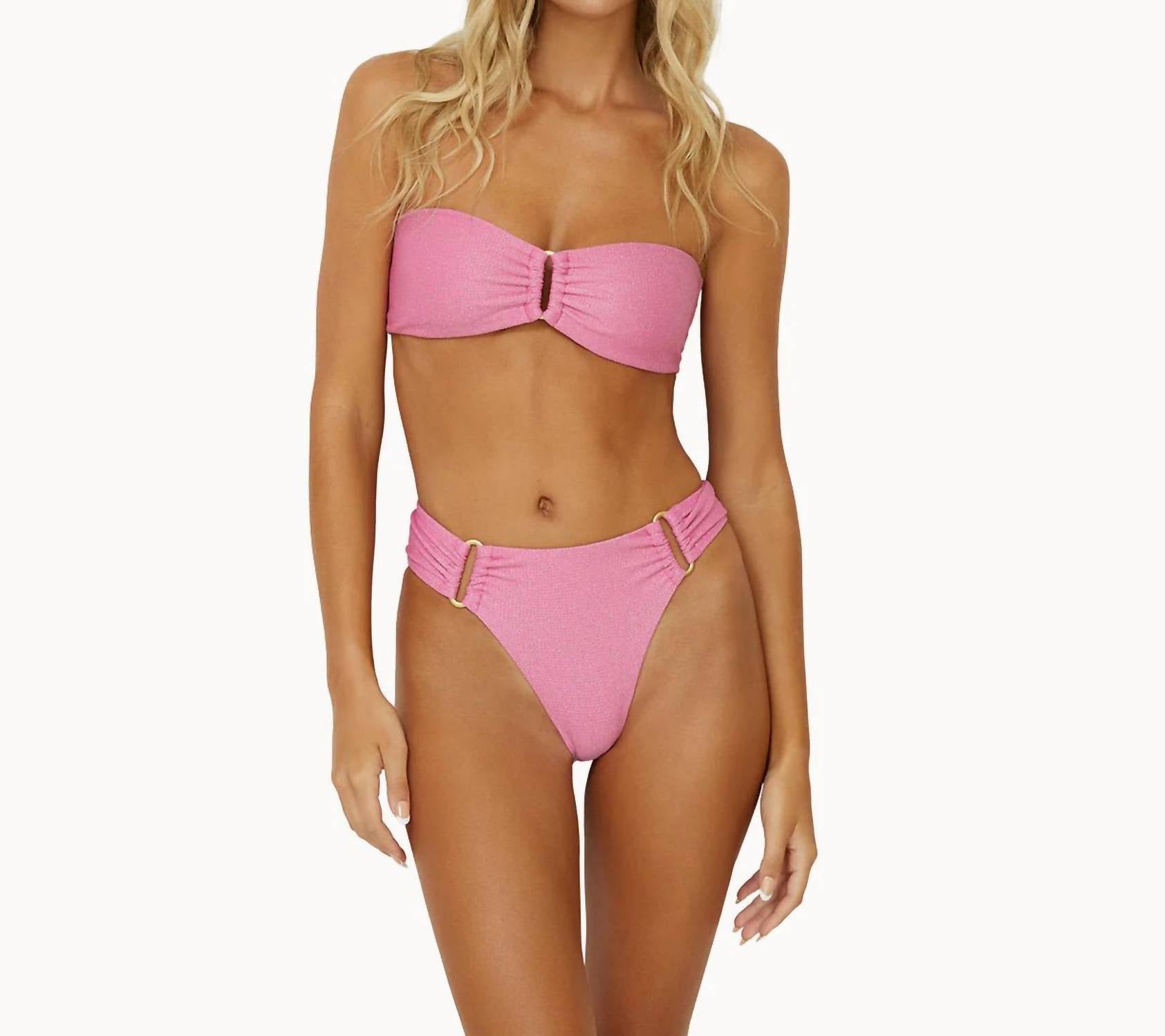 Pq Swim - Sorbet Detail Bandeau Bikini Top