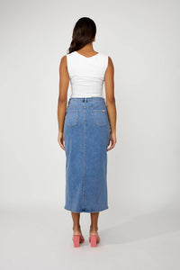 Frank Lyman - WOVEN DENIM SKIRT
