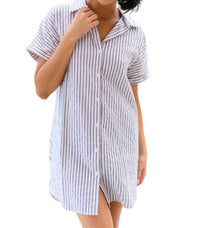 One Eleven North - Cornelia Striped Shirt Dress