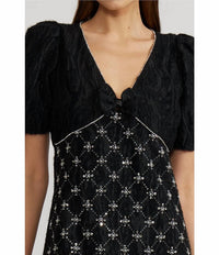 Lucy Paris - Samira Embellished Dress