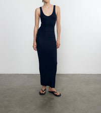 Enza Costa - STRETCH SILK KNIT MAXI TANK DRESS