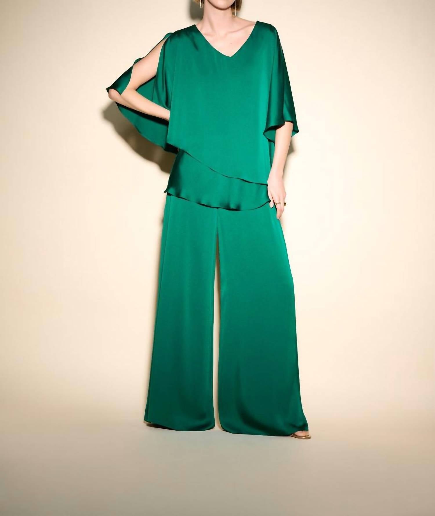Joseph Ribkoff - Satin Cape Top