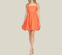 Joy Joy - Embossed Balloon Hem Sundress
