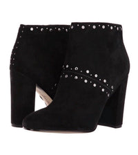 Sam Edelman - Women's Studded Suede Leather Ankle Boots