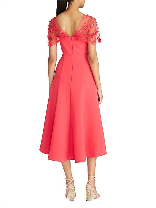 Theia - Women's Riley High Low Cocktail Dress