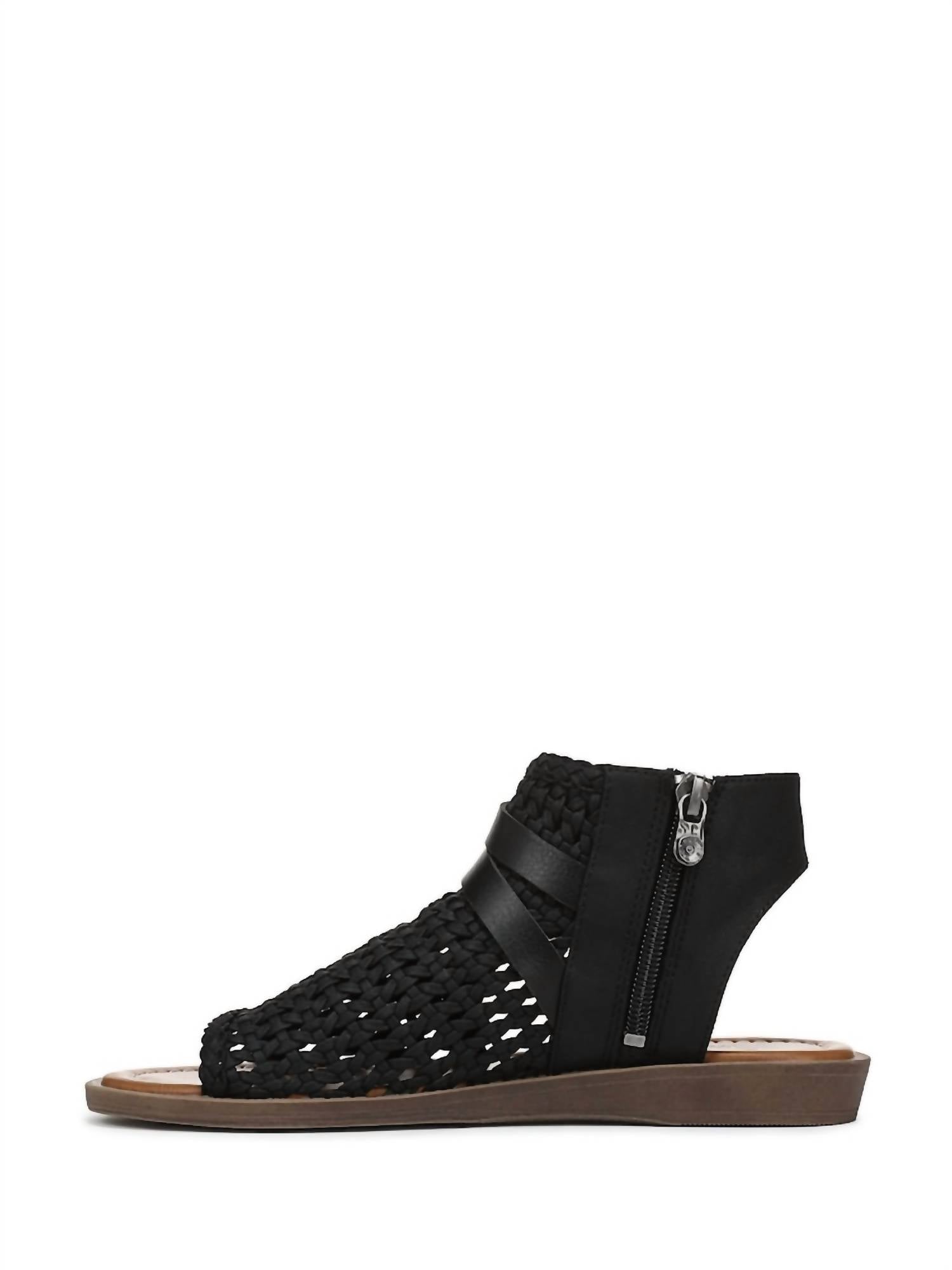 BLOWFISH Women's Dream Woven Sandals in black - women's sandal - detail view