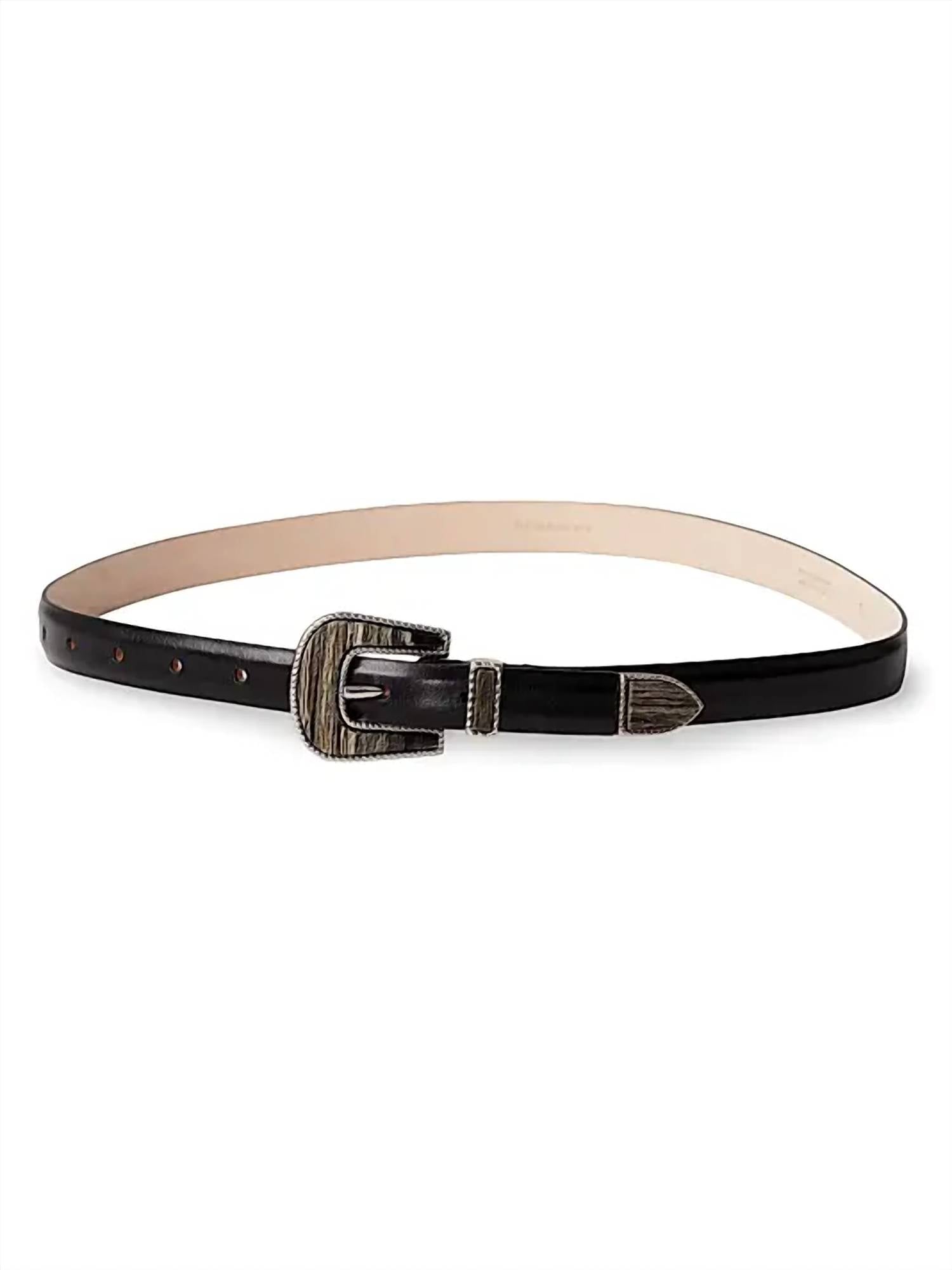 Dehanche - Women's Travertine Smooth Leather Belt