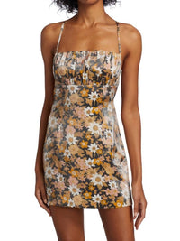 Rumer - Paloma Floral Ruched Mini Dress