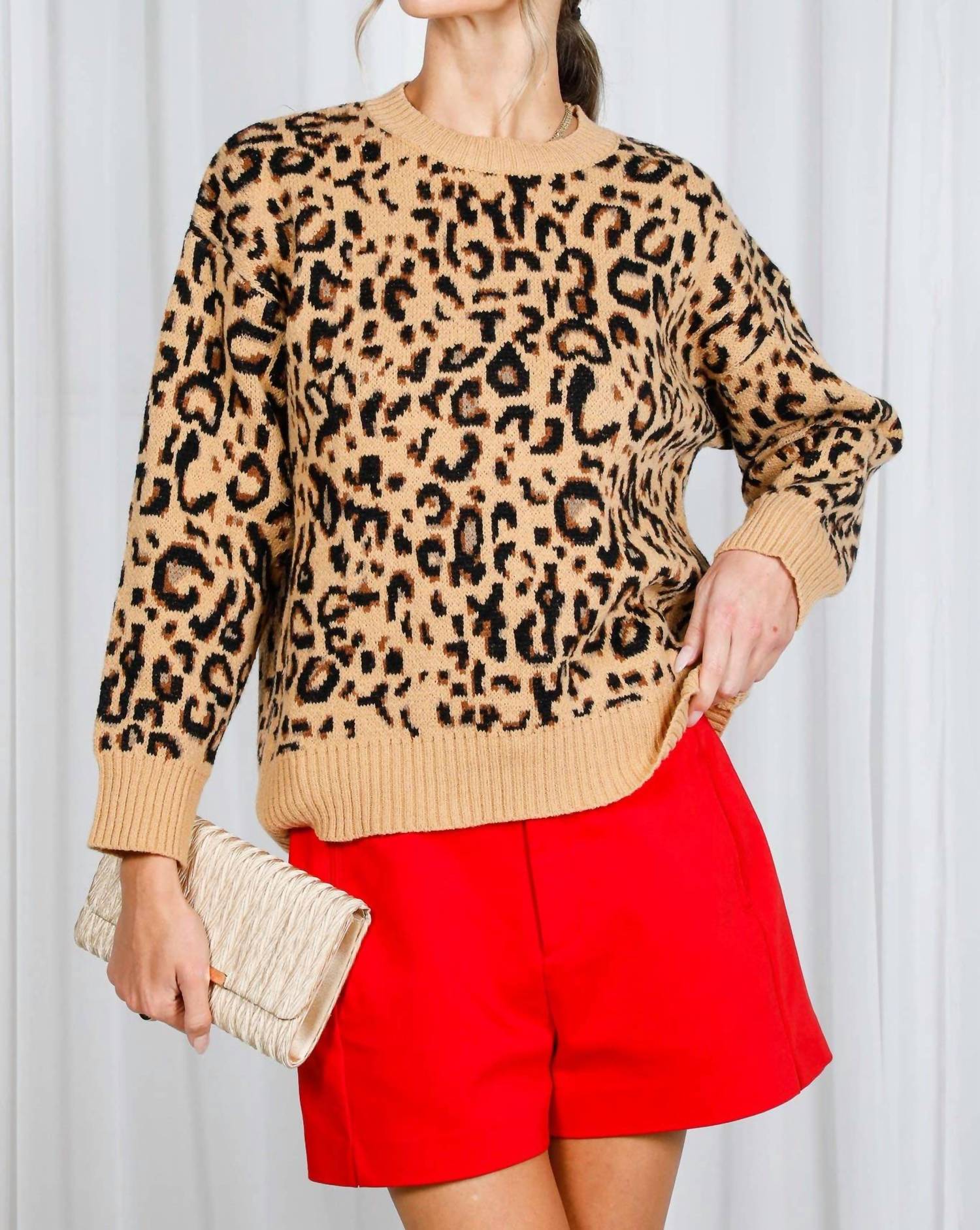 Vine & Love - Trim Jacquard Sweater