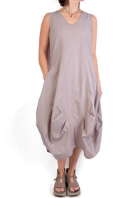 Luukaa - Sleeveless V-neck Dress