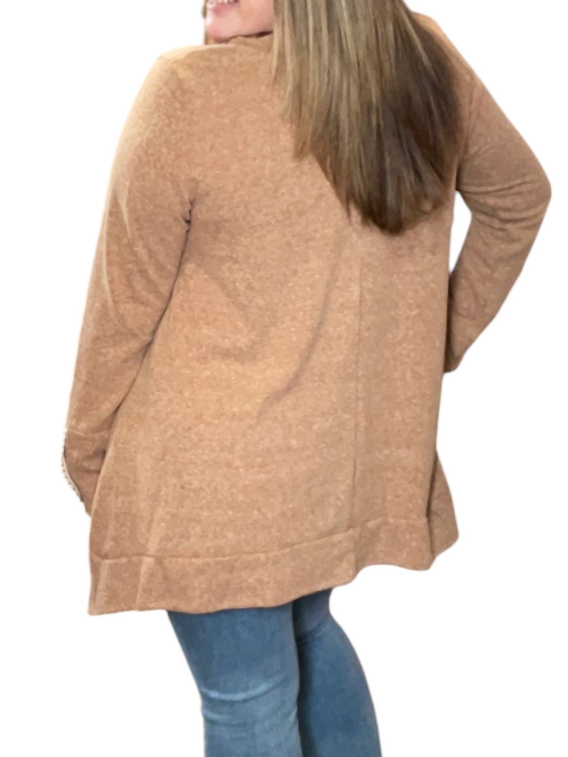 Jade By Jane - Asymmetrical With Wrist Detail Tunic Top