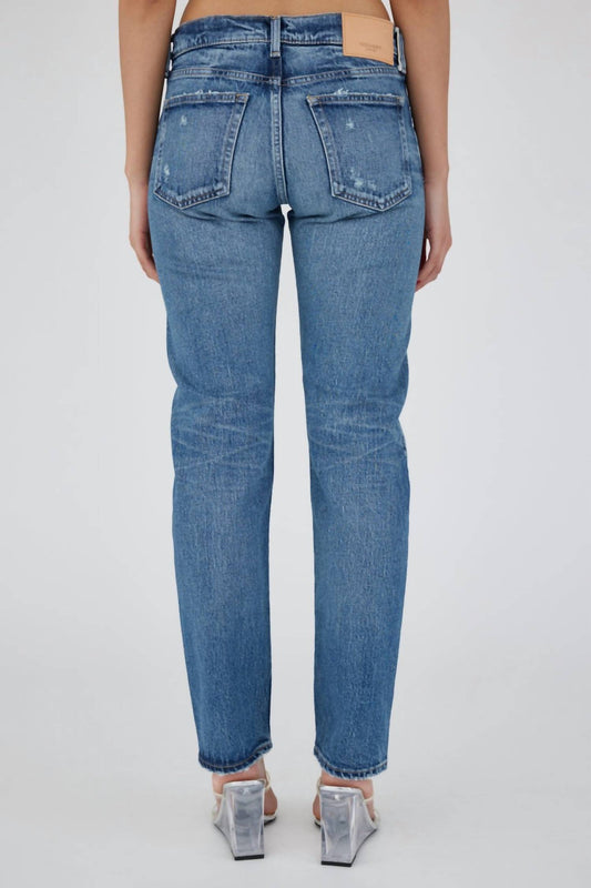 Moussy - Women's Mallard Slim Straight Mid-rise Jeans
