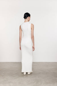 Enza Costa - SILK SWEATER RIB MOCKNECK DRESS
