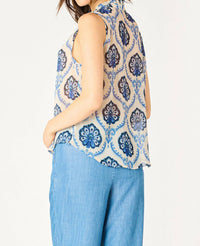 Dex Clothing - Medallion Sleeveless Blouse
