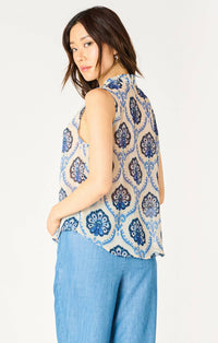 Dex Clothing - Medallion Sleeveless Blouse